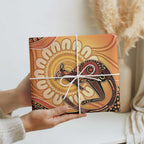 Indigenous Kangaroo Australia Wrapping Paper Australian Aboriginal Art Proud