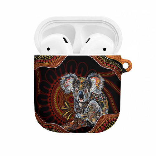 Indigenous Koala Australia AirPods Case Australian Aboriginal Art Proud