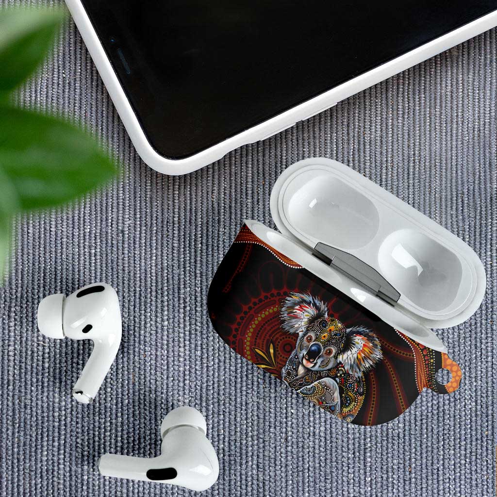 Indigenous Koala Australia AirPods Case Australian Aboriginal Art Proud