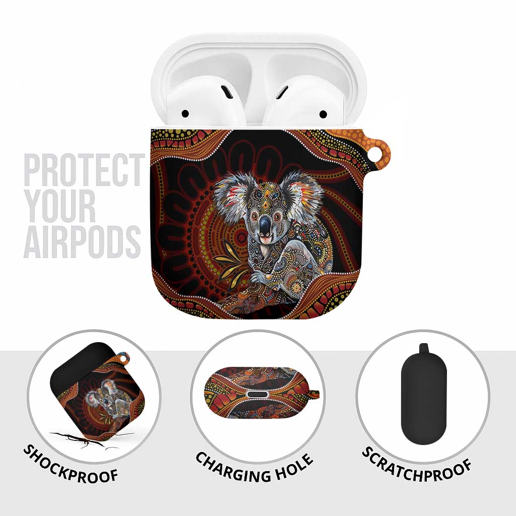 Indigenous Koala Australia AirPods Case Australian Aboriginal Art Proud