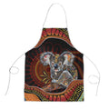 Indigenous Koala Australia Apron Australian Aboriginal Art Proud
