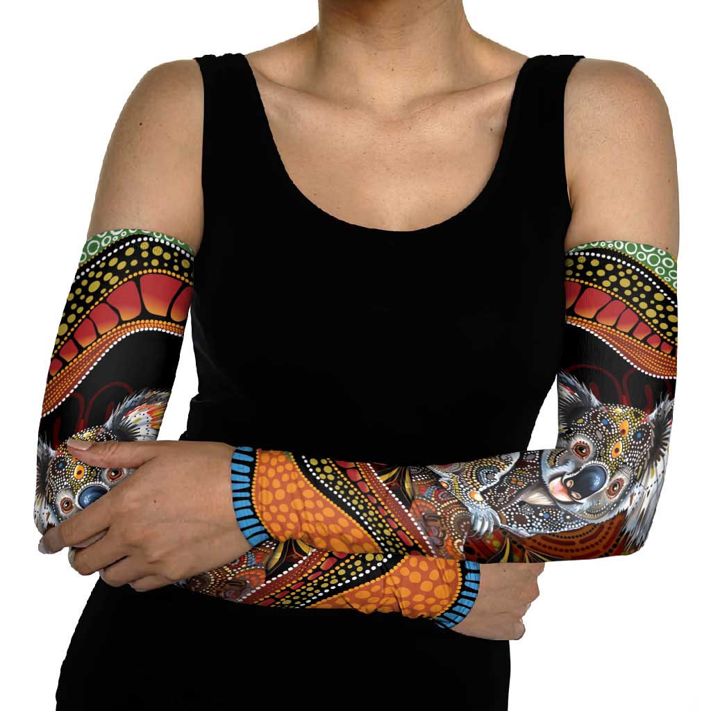 Indigenous Koala Australia Arm Sleeves Australian Aboriginal Art Proud