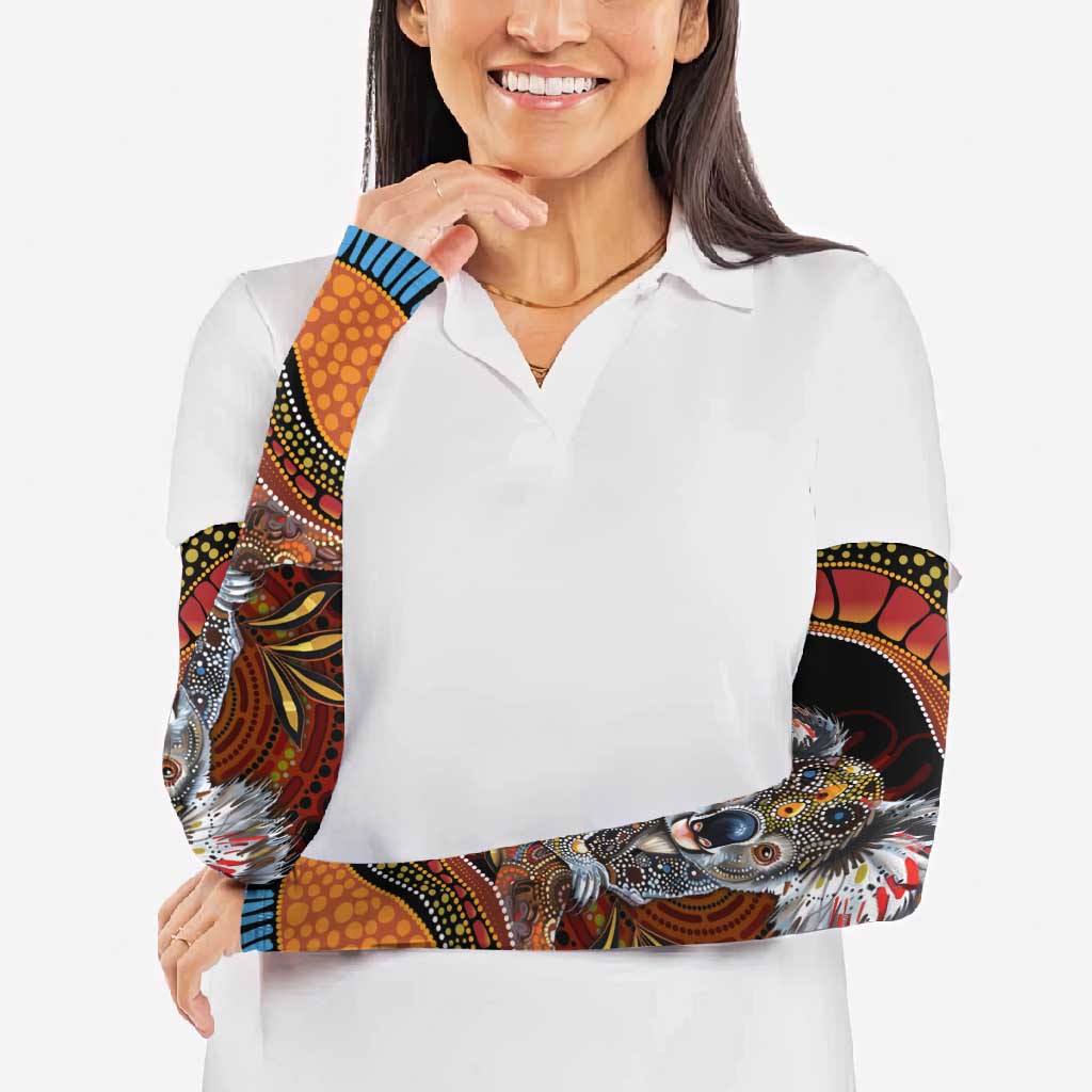 Indigenous Koala Australia Arm Sleeves Australian Aboriginal Art Proud