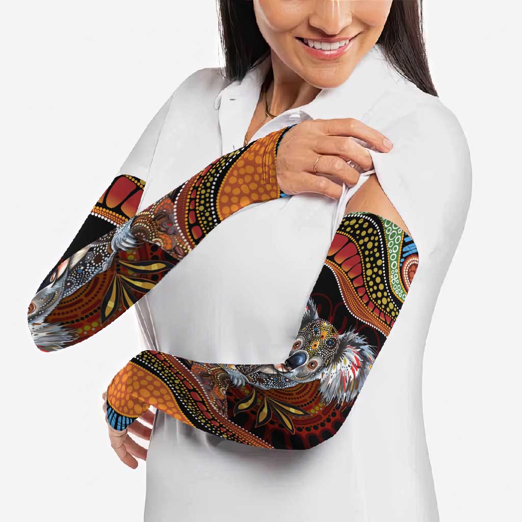 Indigenous Koala Australia Arm Sleeves Australian Aboriginal Art Proud