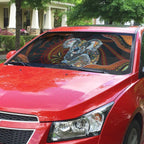 Indigenous Koala Australia Auto Sun Shade Australian Aboriginal Art Proud