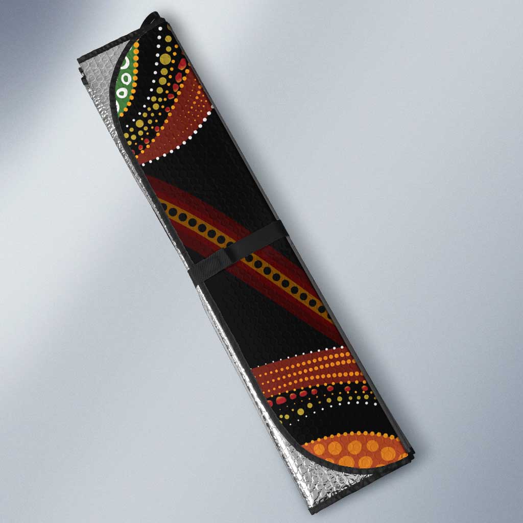 Indigenous Koala Australia Auto Sun Shade Australian Aboriginal Art Proud