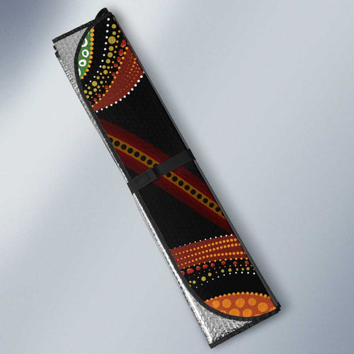 Indigenous Koala Australia Auto Sun Shade Australian Aboriginal Art Proud
