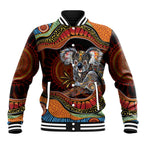 Indigenous Koala Australia Baseball Jacket Australian Aboriginal Art Proud