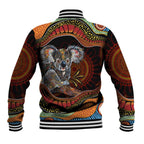 Indigenous Koala Australia Baseball Jacket Australian Aboriginal Art Proud