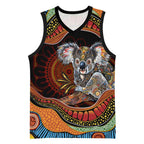 Indigenous Koala Australia Basketball Jersey Australian Aboriginal Art Proud