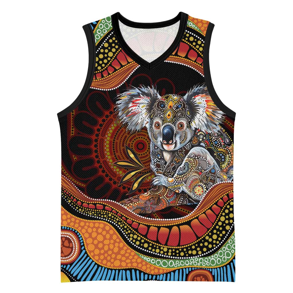 Indigenous Koala Australia Basketball Jersey Australian Aboriginal Art Proud