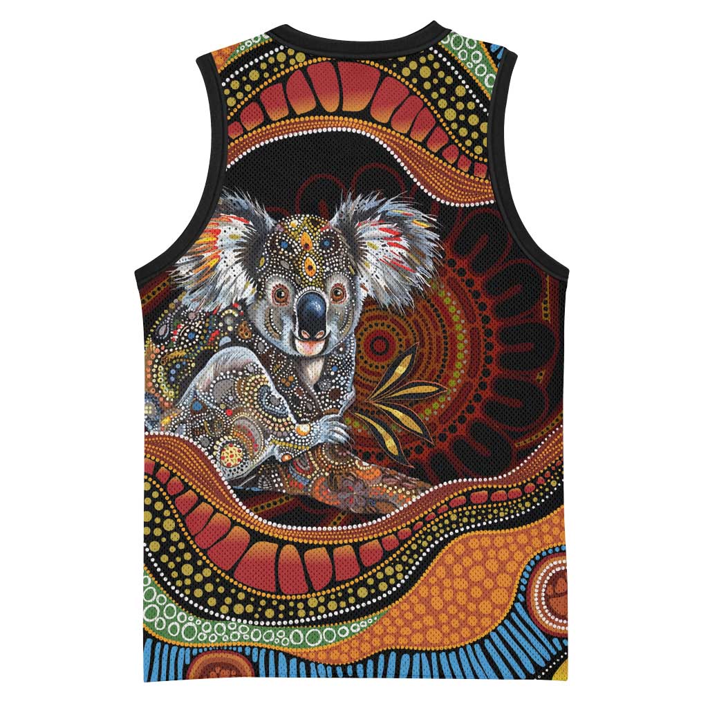 Indigenous Koala Australia Basketball Jersey Australian Aboriginal Art Proud