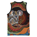Indigenous Koala Australia Basketball Jersey Australian Aboriginal Art Proud