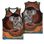 Indigenous Koala Australia Basketball Jersey Australian Aboriginal Art Proud