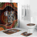 Indigenous Koala Australia Bathroom Set Australian Aboriginal Art Proud