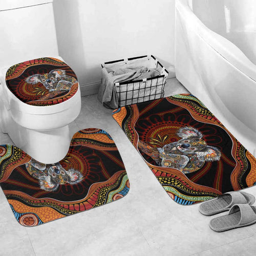 Indigenous Koala Australia Bathroom Set Australian Aboriginal Art Proud