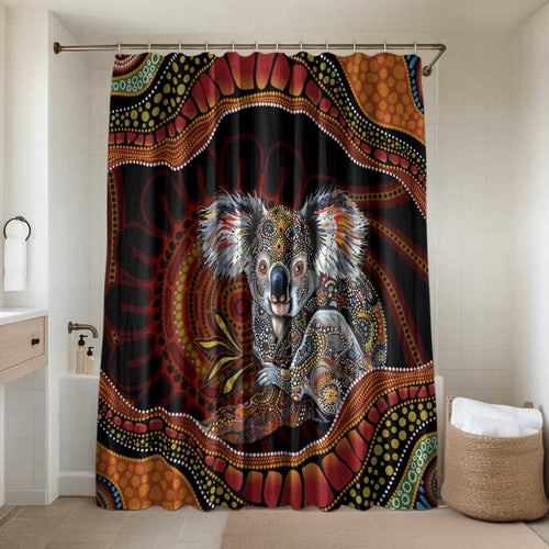 Indigenous Koala Australia Bathroom Set Australian Aboriginal Art Proud