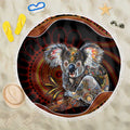 Indigenous Koala Australia Beach Blanket Australian Aboriginal Art Proud