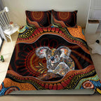 Indigenous Koala Australia Bedding Set Australian Aboriginal Art Proud