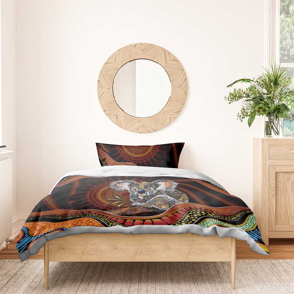 Indigenous Koala Australia Bedding Set Australian Aboriginal Art Proud