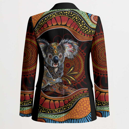 Indigenous Koala Australia Blazer Australian Aboriginal Art Proud
