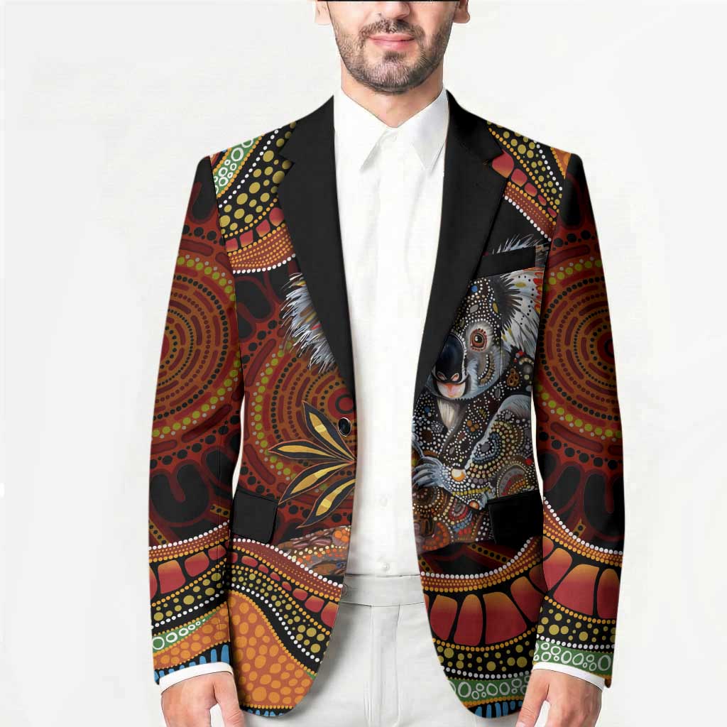 Indigenous Koala Australia Blazer Australian Aboriginal Art Proud