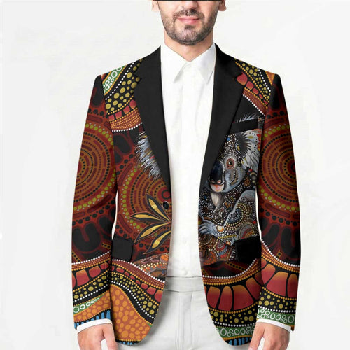 Indigenous Koala Australia Blazer Australian Aboriginal Art Proud