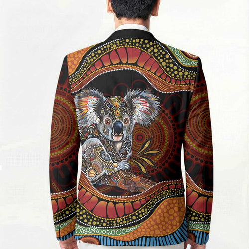 Indigenous Koala Australia Blazer Australian Aboriginal Art Proud