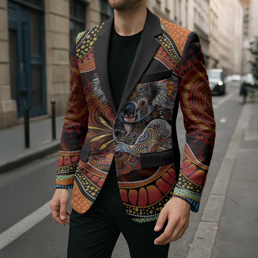 Indigenous Koala Australia Blazer Australian Aboriginal Art Proud