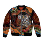 Indigenous Koala Australia Bomber Jacket Australian Aboriginal Art Proud