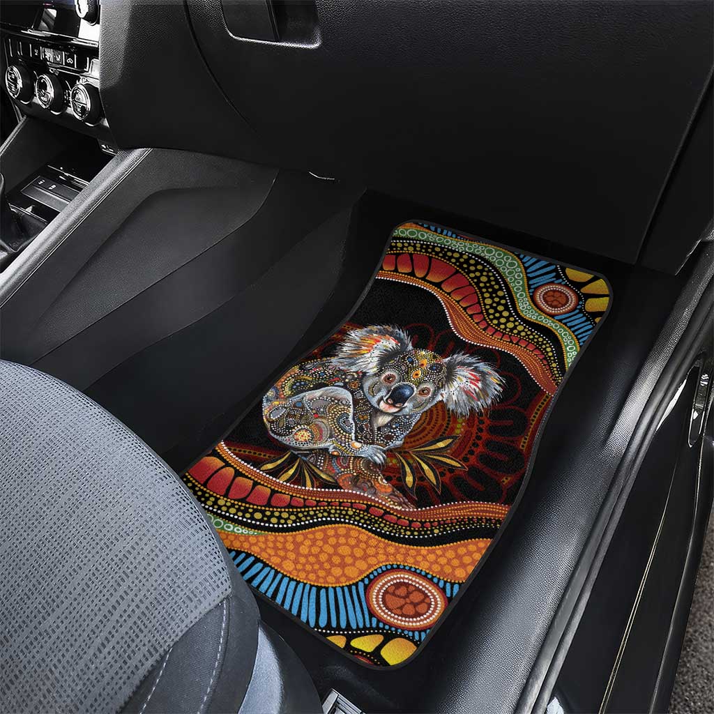 Indigenous Koala Australia Car Mats Australian Aboriginal Art Proud