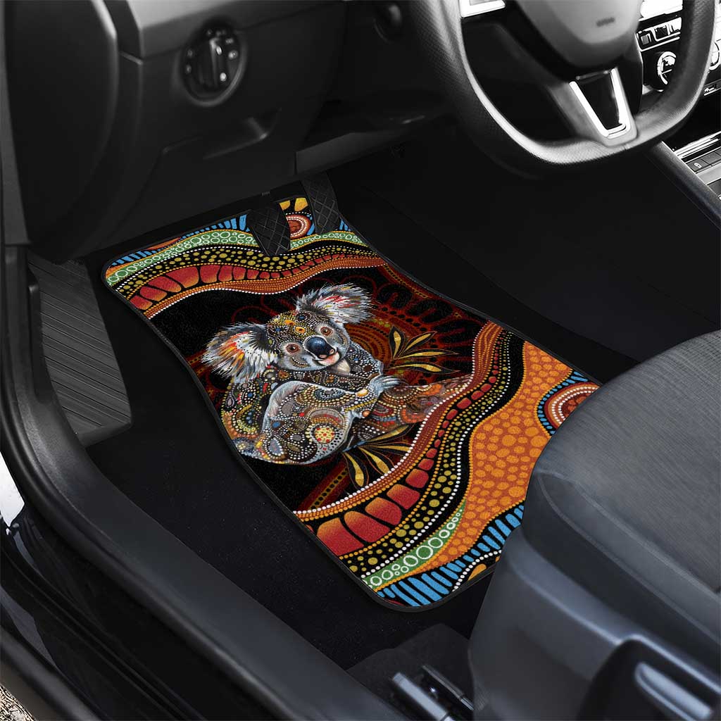 Indigenous Koala Australia Car Mats Australian Aboriginal Art Proud