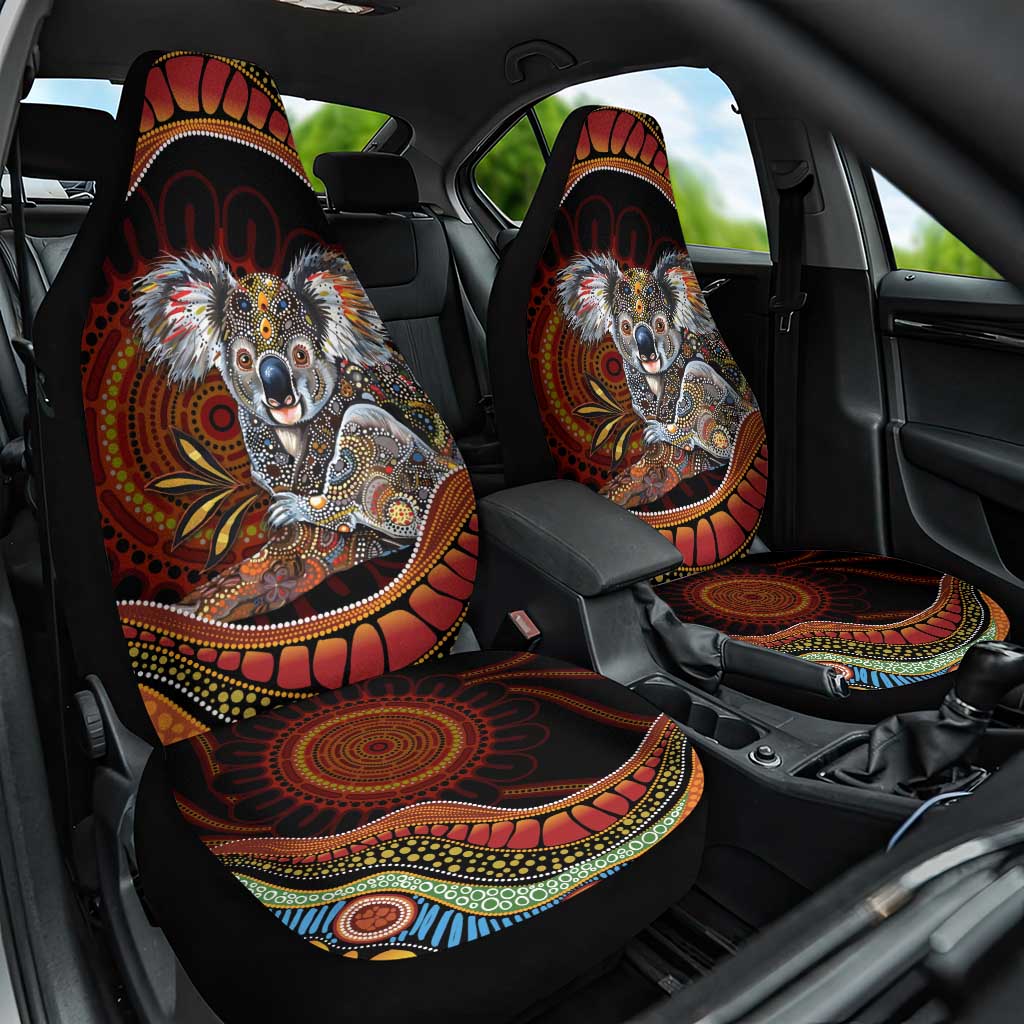 Indigenous Koala Australia Car Seat Cover Australian Aboriginal Art Proud