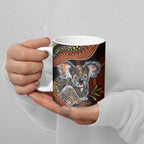 Indigenous Koala Australia Ceramic Mug Australian Aboriginal Art Proud