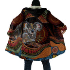 Indigenous Koala Australia Cloak Australian Aboriginal Art Proud