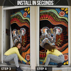 Indigenous Koala Australia Door Cover Australian Aboriginal Art Proud