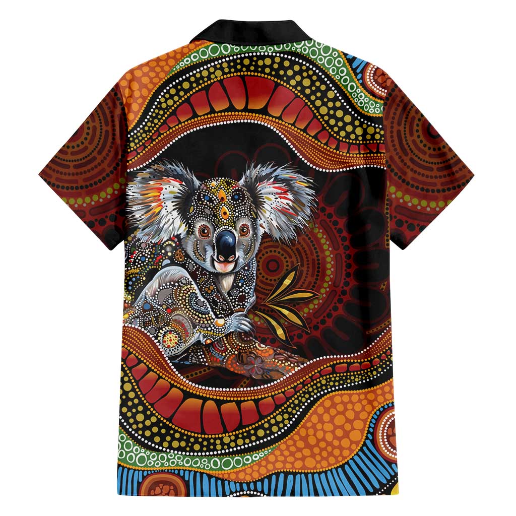 Indigenous Koala Australia Family Matching Puletasi and Hawaiian Shirt Australian Aboriginal Art Proud