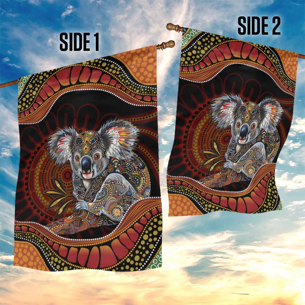 Indigenous Koala Australia Garden Flag Australian Aboriginal Art Proud