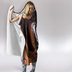 Indigenous Koala Australia Hooded Blanket Australian Aboriginal Art Proud