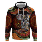Indigenous Koala Australia Hoodie Australian Aboriginal Art Proud