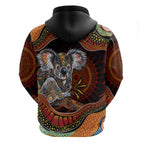 Indigenous Koala Australia Hoodie Australian Aboriginal Art Proud