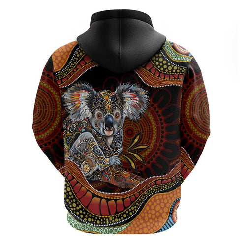 Indigenous Koala Australia Hoodie Australian Aboriginal Art Proud