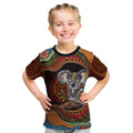 Indigenous Koala Australia Kid T Shirt Australian Aboriginal Art Proud