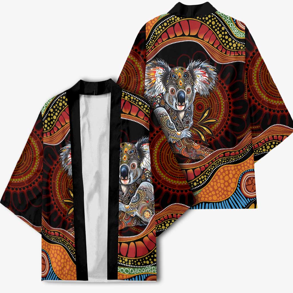 Indigenous Koala Australia Kimono Australian Aboriginal Art Proud