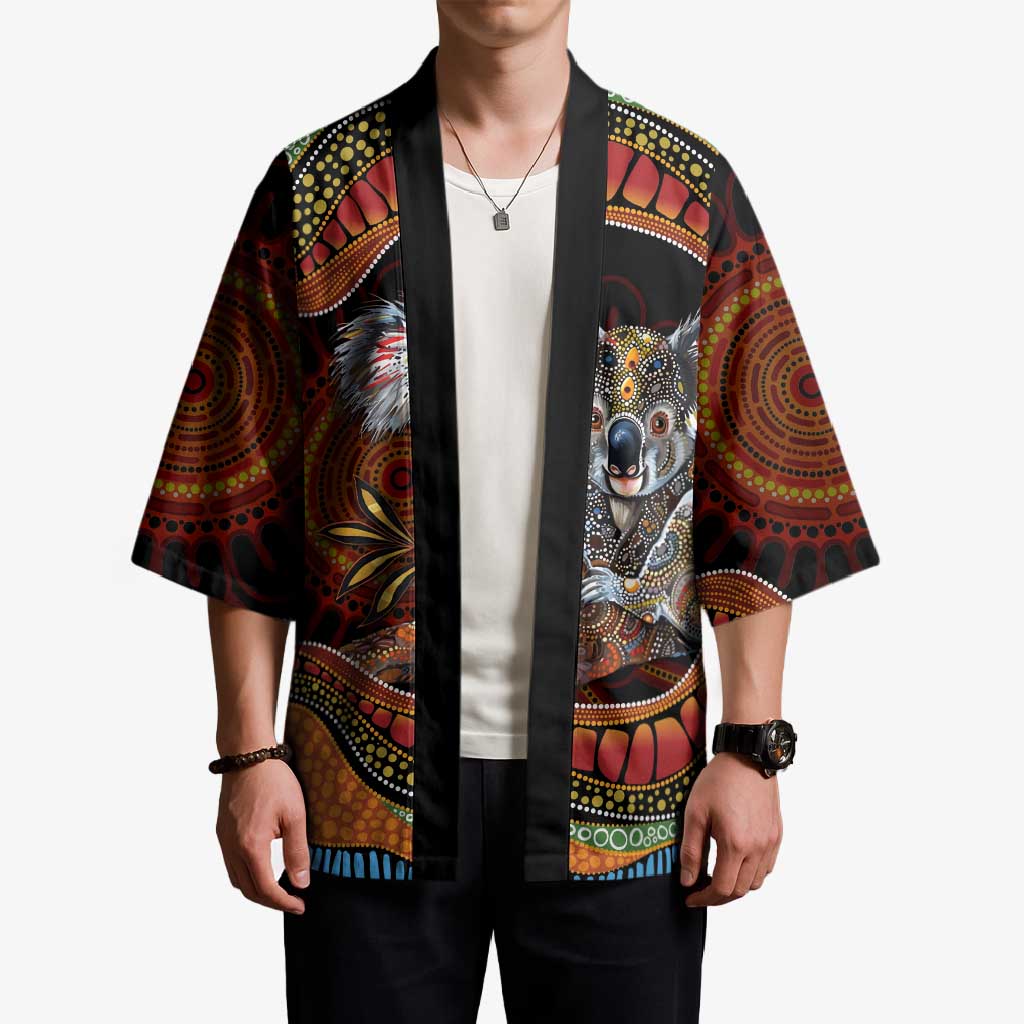 Indigenous Koala Australia Kimono Australian Aboriginal Art Proud