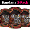 Indigenous Koala Australia Neck Gaiter Australian Aboriginal Art Proud