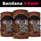 Indigenous Koala Australia Neck Gaiter Australian Aboriginal Art Proud