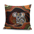 Indigenous Koala Australia Pillow Cover Australian Aboriginal Art Proud