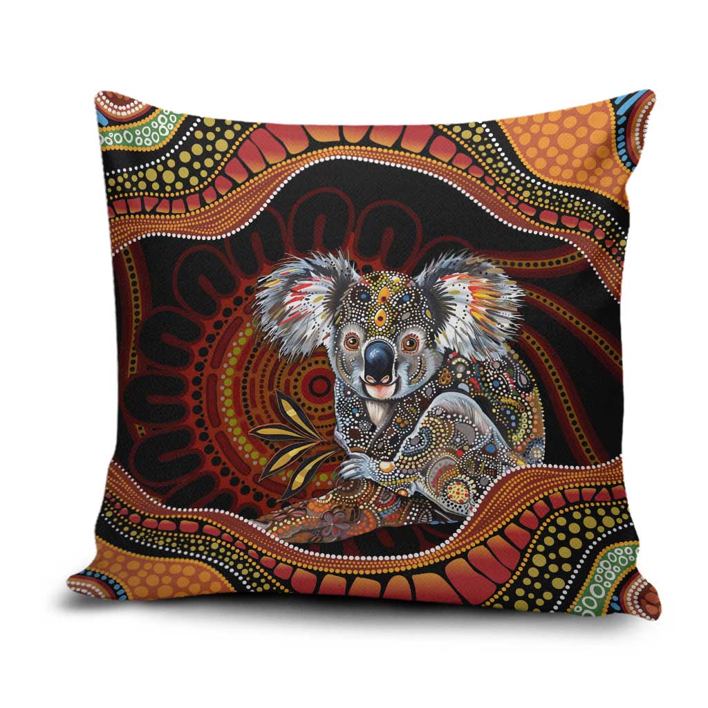 Indigenous Koala Australia Pillow Cover Australian Aboriginal Art Proud