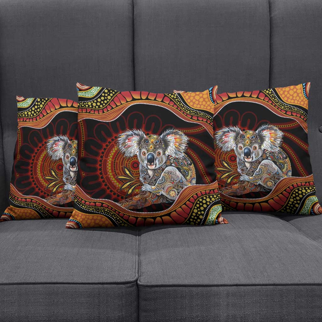 Indigenous Koala Australia Pillow Cover Australian Aboriginal Art Proud
